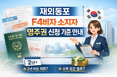 재외동포F4비자영주권신청조건