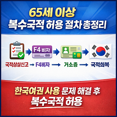 65세이상국적회복