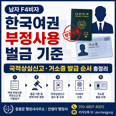 한국여권부정사용