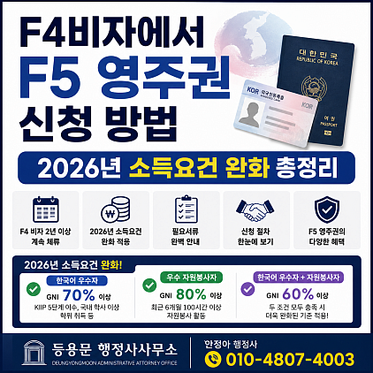 #F5영주권 #영주권신청